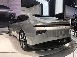 XPeng P7 Concept rear quarter