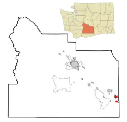 Location of Grandview, Washington