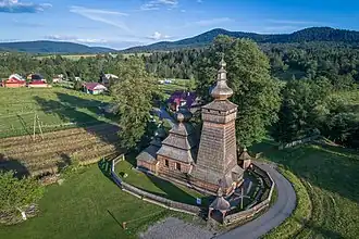 Wooden church in Kwiatoń