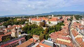 Panoramic view of Gornji grad
