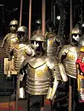 Hussar armour, dating to the first half of the 17th century, Polish Army Museum in Warsaw.
