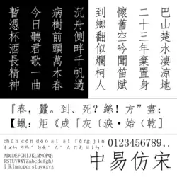 Zhongyi Fangsong / SimFang (中易仿宋)