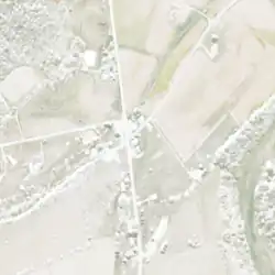 2019 Satellite image of Oriental, Pennsylvania