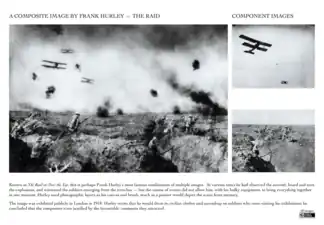 Printed outline of composite