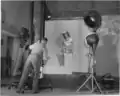 A photography studio in Ontario, Canada (c. 1943).