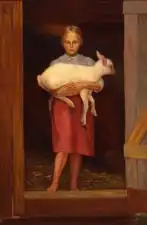 Sheep Girl, 1913