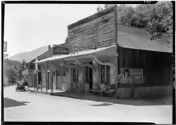 Store buildings in Sawyers Bar, 1937