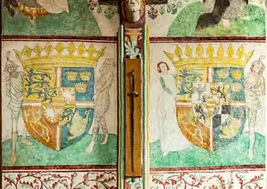 Christian I and Dorothea's coats of arms