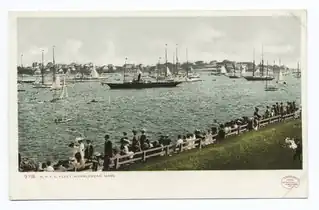 Yachts in harbor viewed from Fort Sewall