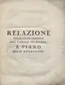 Relazione dello stato presente del canale di Muzza, n.d.