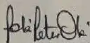 Ink signature of Obi