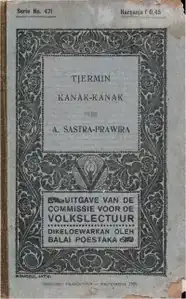 Tjermin Kanak-Kanak; A. Sastraprawira (Malay, 1920)
